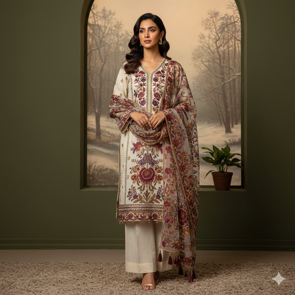 Autumn Winter Essentials: Timeless Pakistani Fashion by Asma Jabeen
