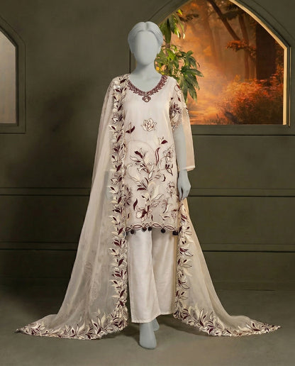 ANITA - 3 PIECE EMBROIDERY SUIT