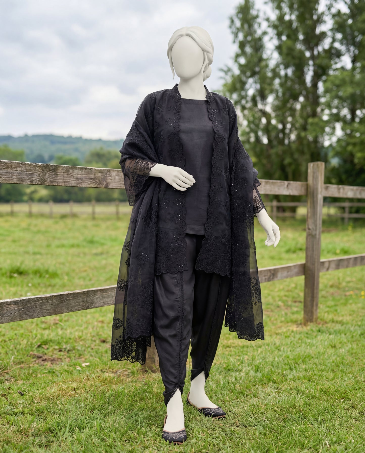 SHAY - 3 PIECE EMBROIDERY SUIT