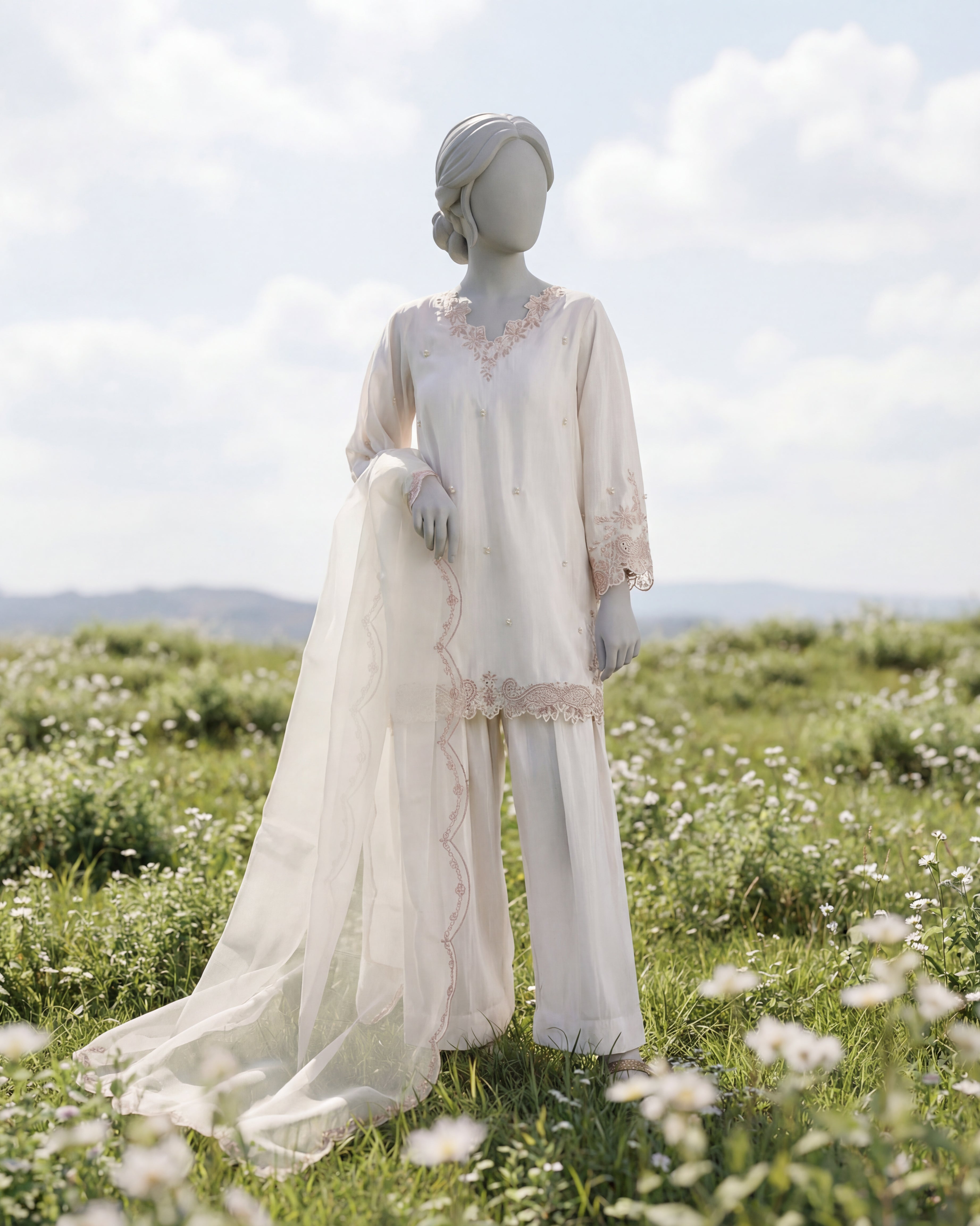 ZIMAH - 3 PIECE EMBROIDERY SUIT