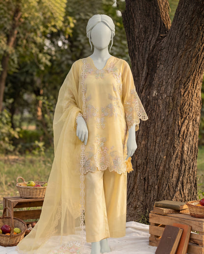 SAVINA - 3 PIECE EMBROIDERY SUIT