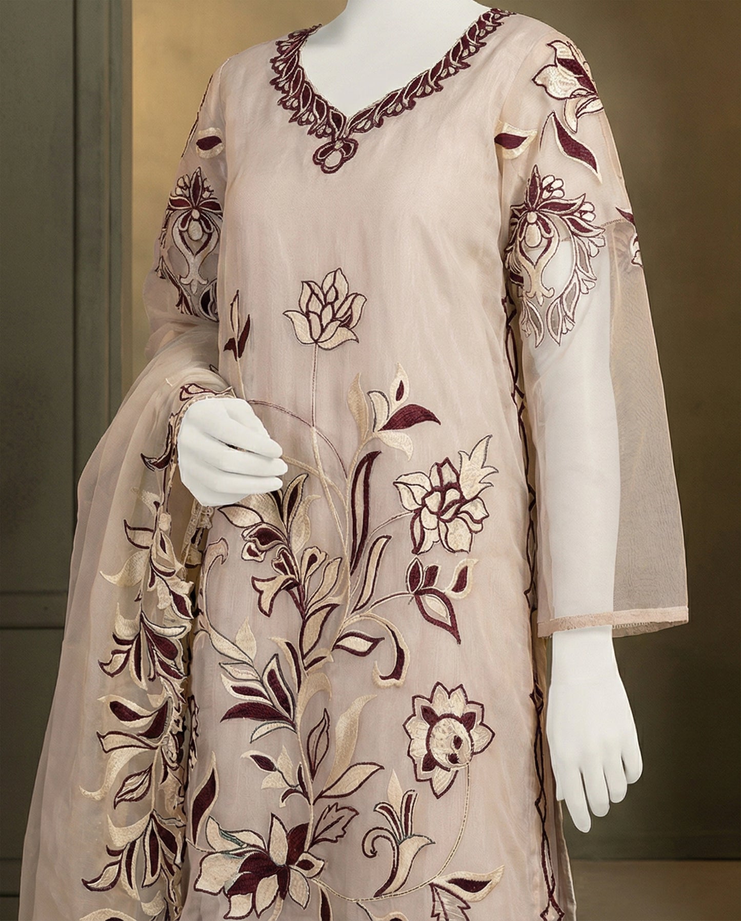 ANITA - 3 PIECE EMBROIDERY SUIT