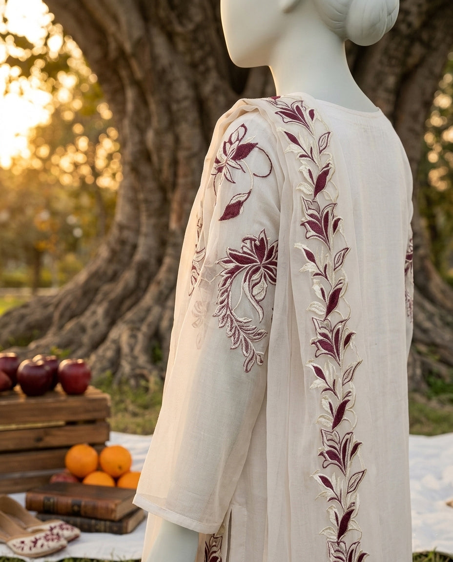 ANITA - 3 PIECE EMBROIDERY SUIT