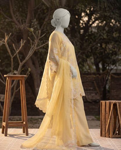 SAVINA - 3 PIECE EMBROIDERY SUIT