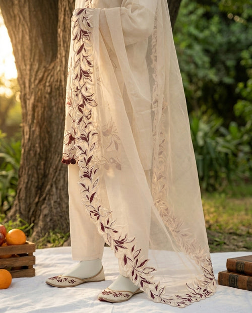 ANITA - 3 PIECE EMBROIDERY SUIT