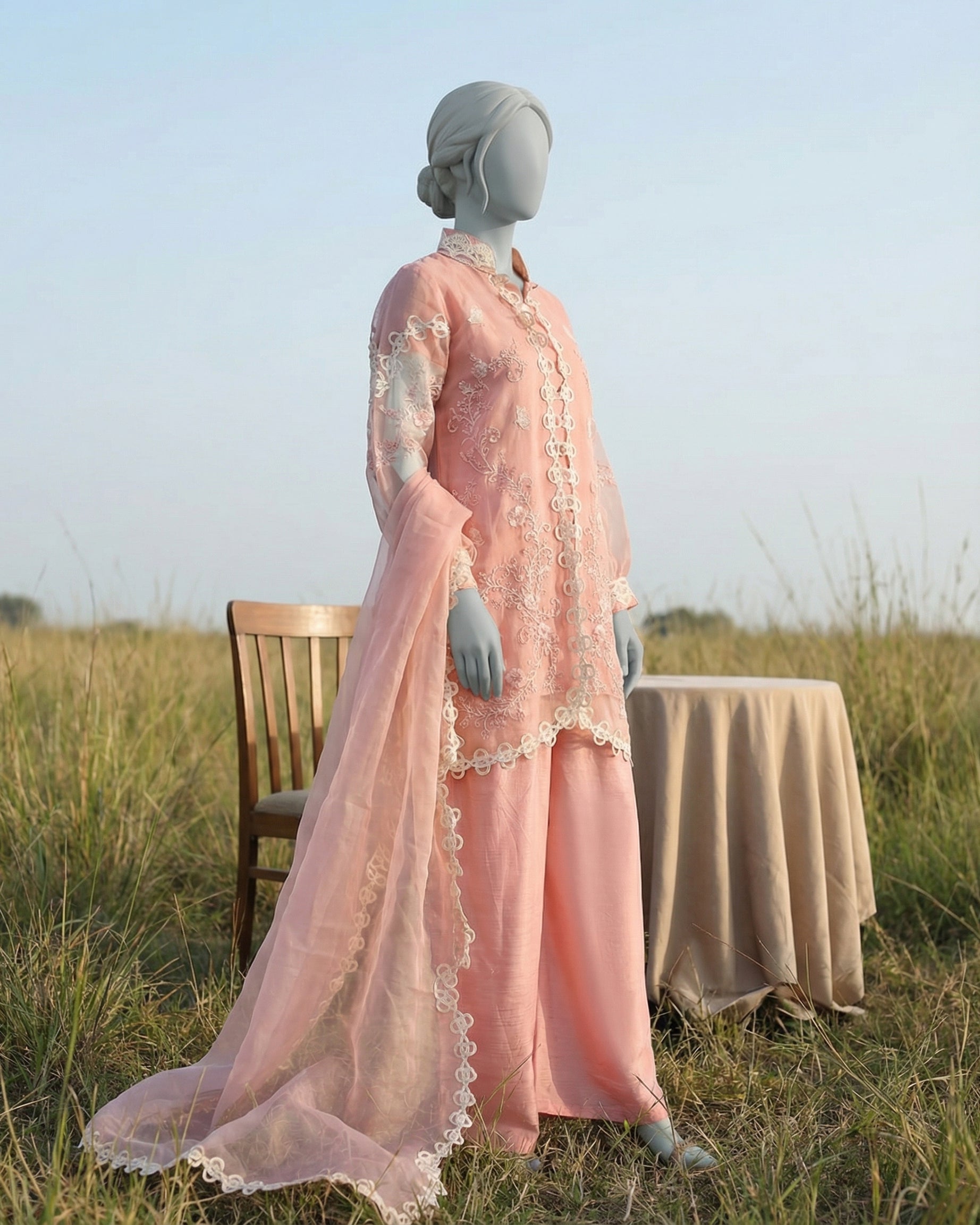 SOFEST - 3 PIECE EMBROIDERY SUIT