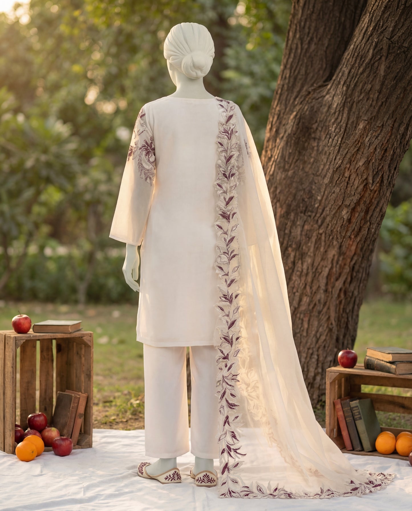 ANITA - 3 PIECE EMBROIDERY SUIT