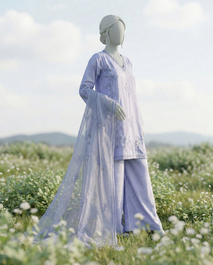 AZIMAH - 3 PIECE EMBROIDERY SUIT