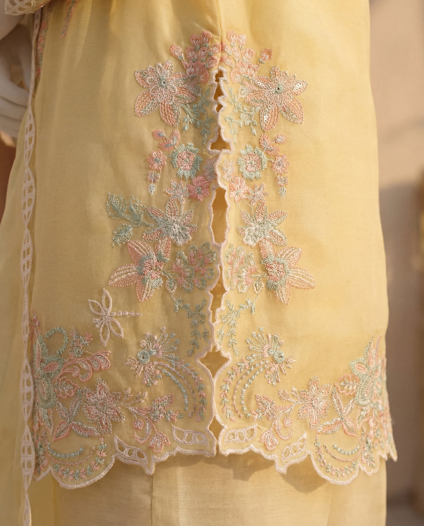 SAVINA - 3 PIECE EMBROIDERY SUIT