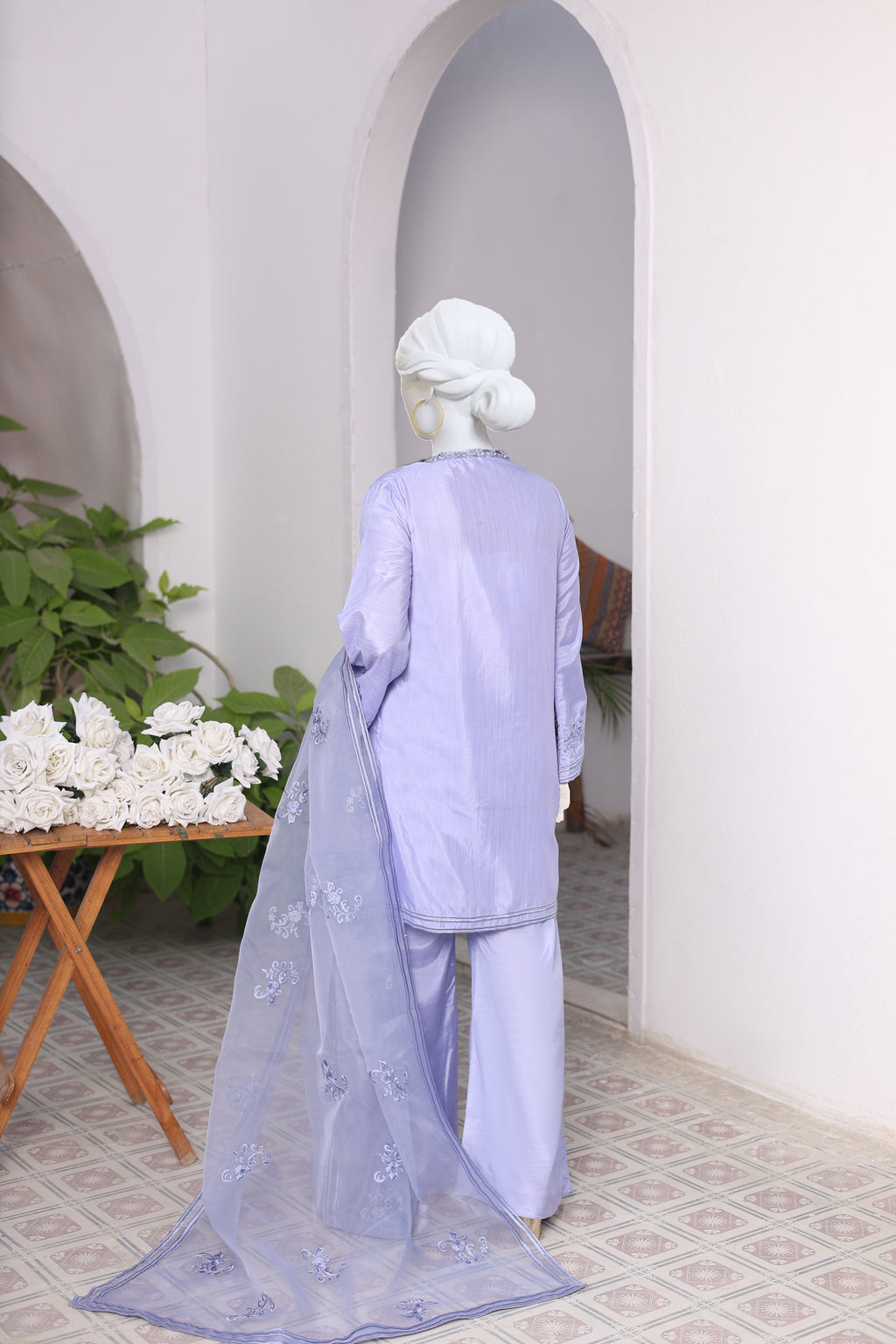 Azimah Semi-Formal 3-Piece Embroidered Pret Suit