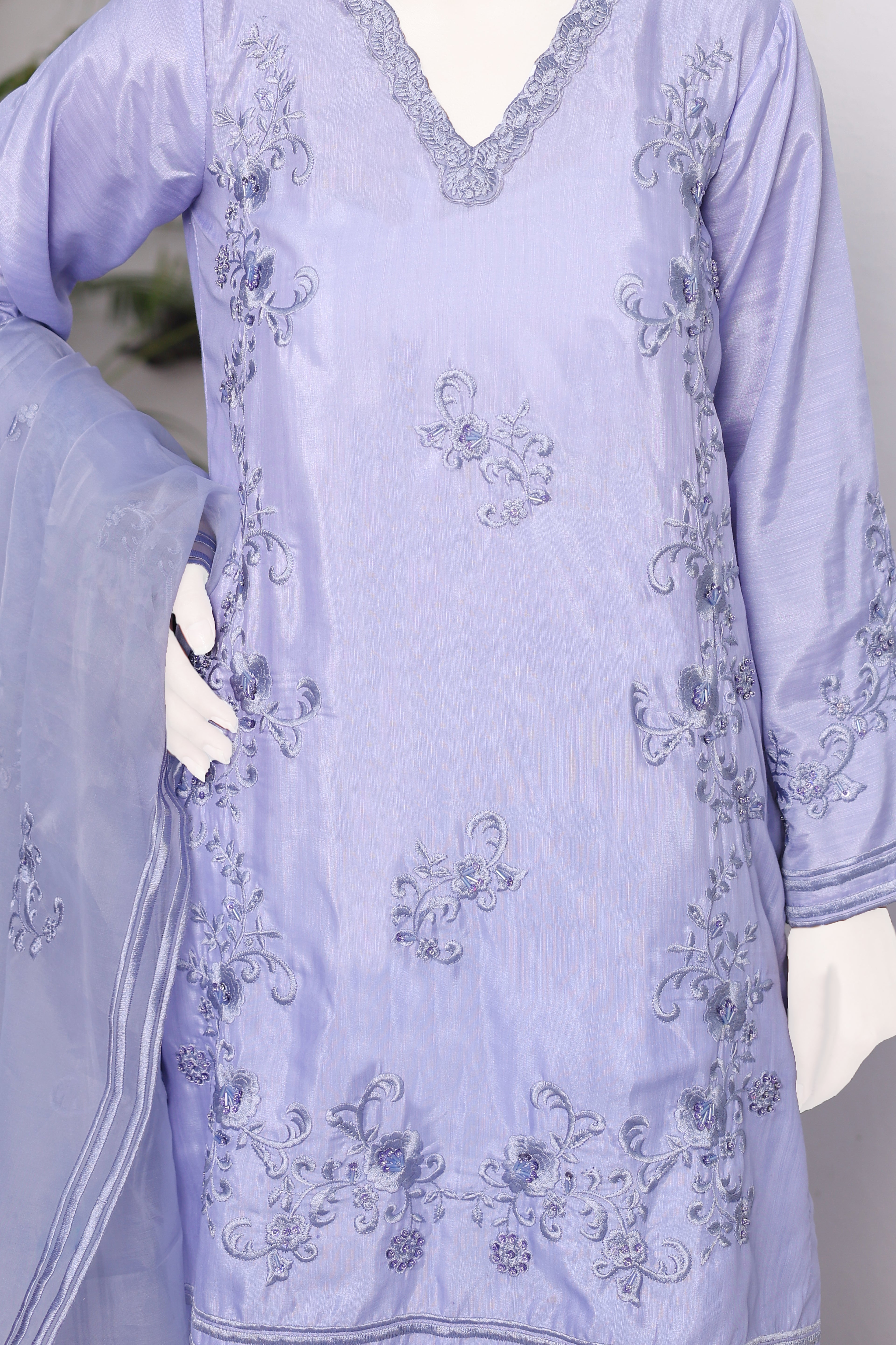 Azimah Semi-Formal 3-Piece Embroidered Pret Suit